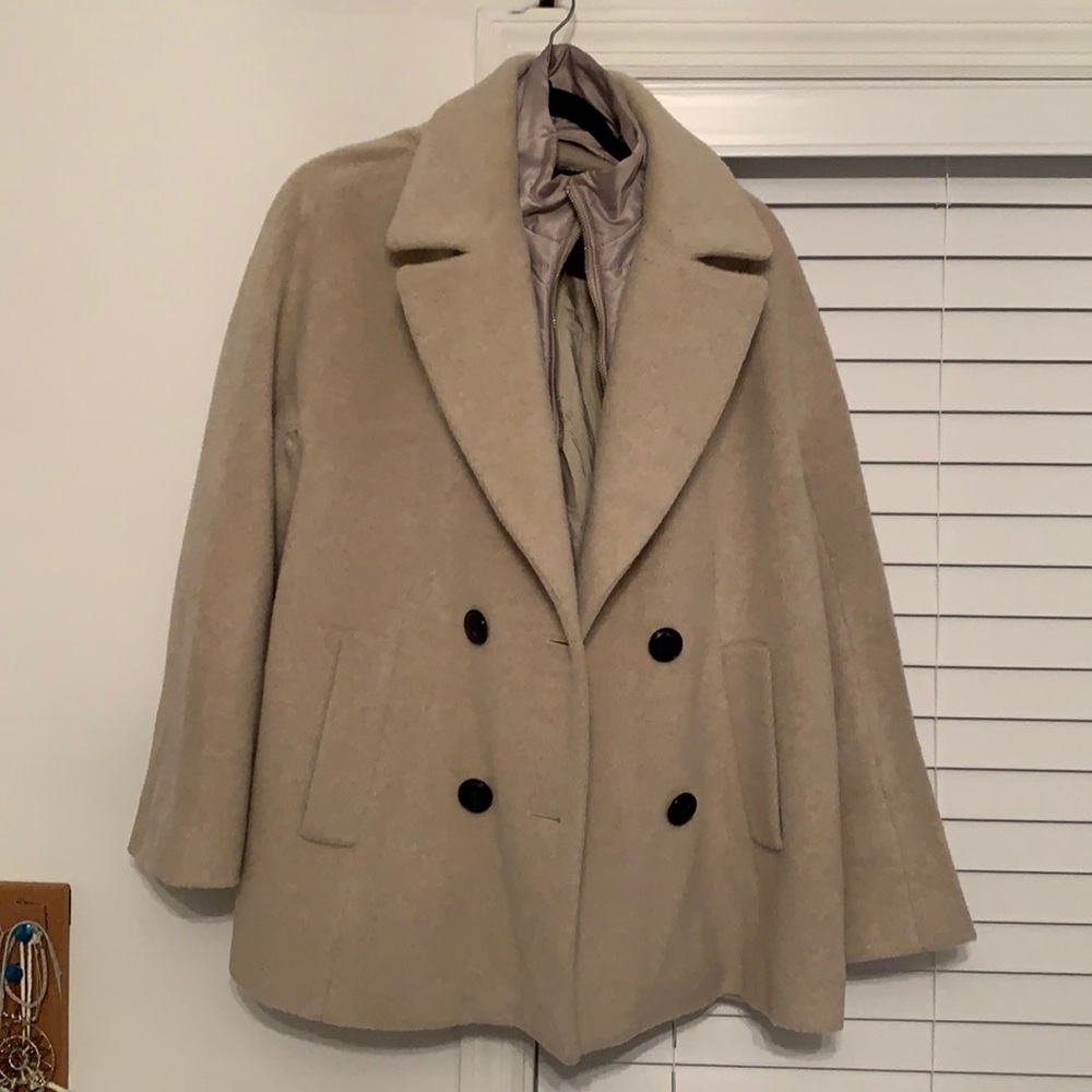 Coat with built in vest